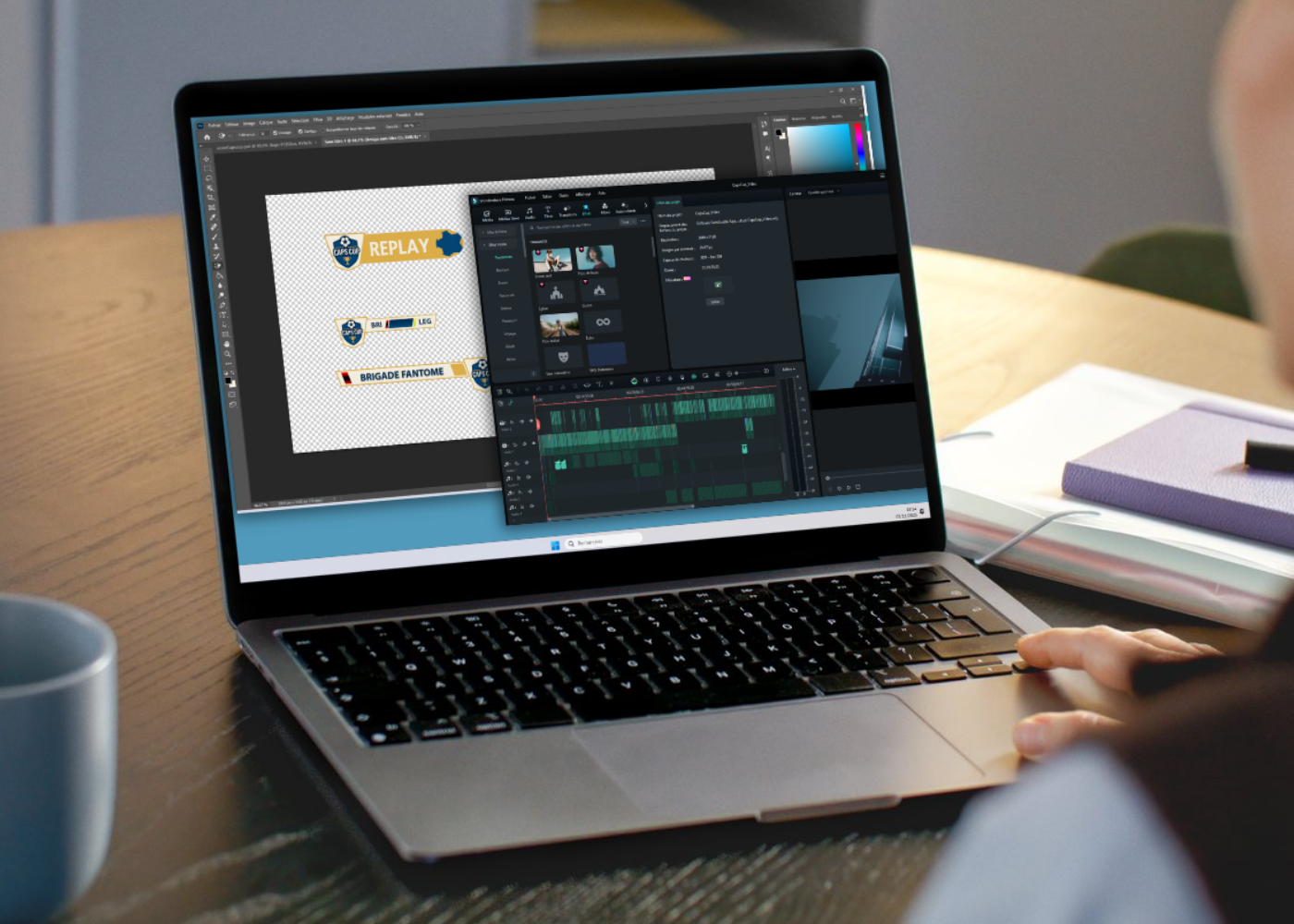 Logiciel utilisé pour le projet Capscup