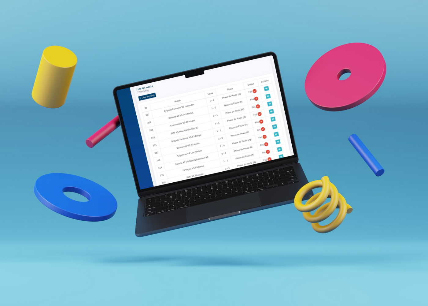 Projet Capscup Back office